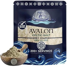 , 8.0 Oz Coarse Celtic Sea Salt Organic, Unrefined French Celtic Salt Organic 82