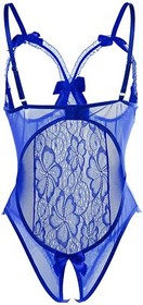 Sexy Cupless Women's Lingerie Teddy Babydoll One Piece Lace Sleepwear Bodysuit