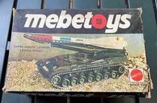 Mebetoys Carro Armato Mattel Leopard Soldati Guerra Anni 70 War 1/55
