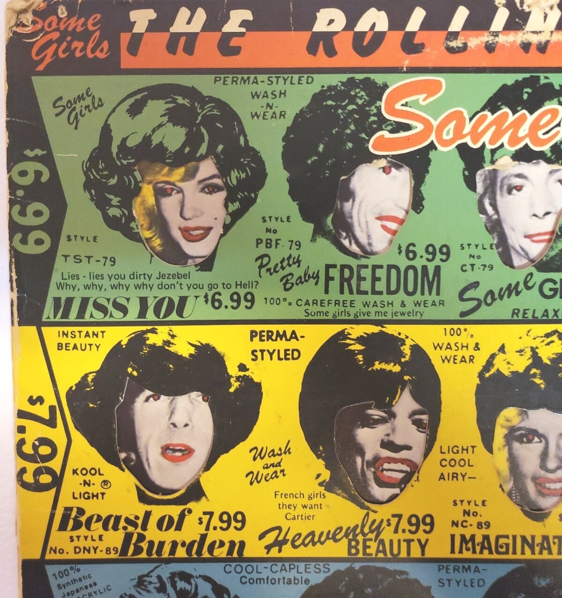 Rare 1978 Rolling Stones Banned Album Cover 