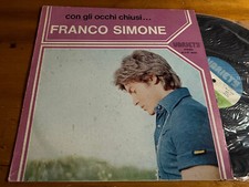 LP ITALY 1976 Franco Simone   Con Gli Occhi Chiusi...
