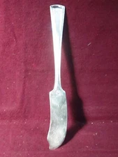Alvin Silverplate GEORGE WASHINGTON BUTTER SPREADER KNIFE Flat Handle  6"  
