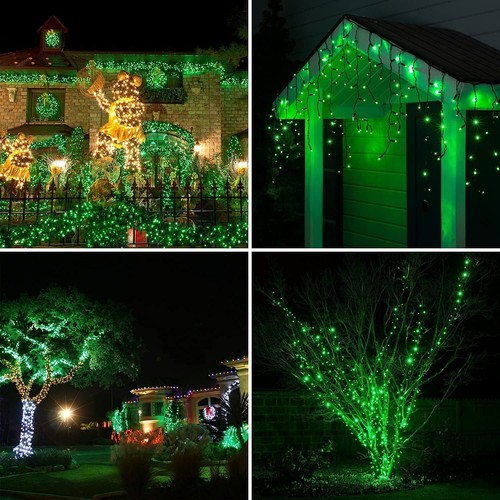 String Lights 1 Green, 1 Red 51 Feet Decoration, Copper Wire Extra Bright pack 2 - Picture 9 of 23