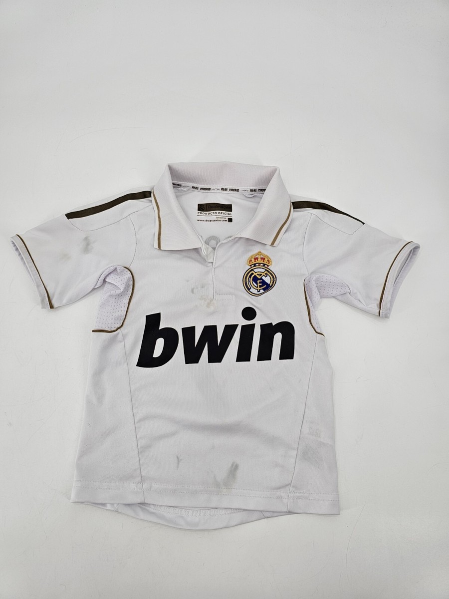 REAL MADRID Kids Jersey Soccer Football White Size Ronaldo