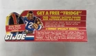 Hasbro G.I. Joe “Fridge" Proof of Purchase Certificate 1986