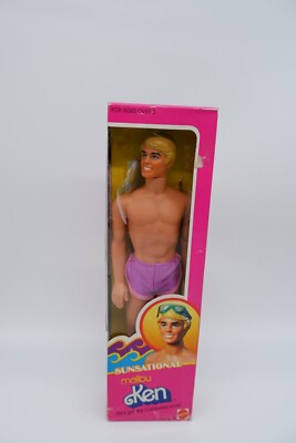 Barbie 1981 Sunsational Malibu Ken 1088 Made in Hong Kong NRFB 