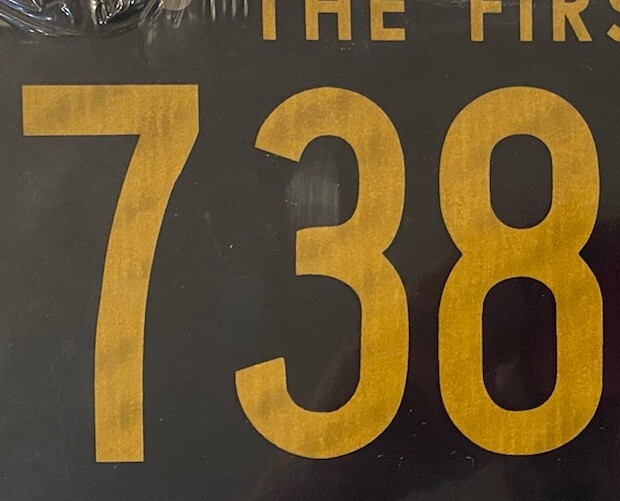 DE TRIPLE DIGIT 3 license plate 333 repeating number 738 | eBay