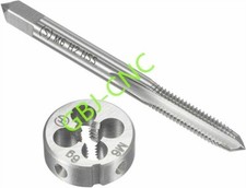M6 x 1 HSS Tap and Die Set Thread Tap and Round Thread Die Right Hand Taper