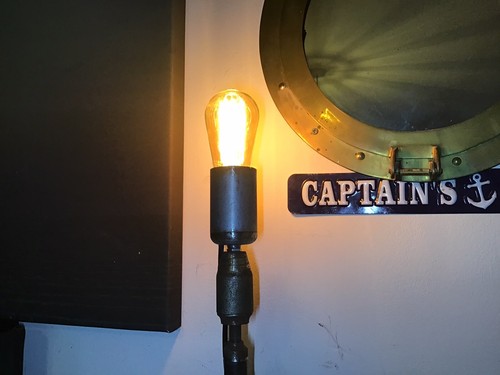 Vintage Industrial Up cycled Stanley Made in England Drill Lamp - Picture 6 of 19