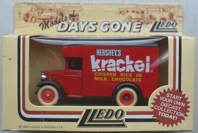 Lledo 1934 Dennis Parcels Van HERSHEY´S KRACKEL Oldtimer Days-Gone DG LKW ´34