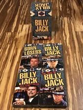 BILLY JACK VHS VIDEO COLLECTION BOX SET BORN LOSERS TRIAL OF BJ GO 2 WASHINGTON