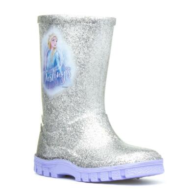silver wellington boots