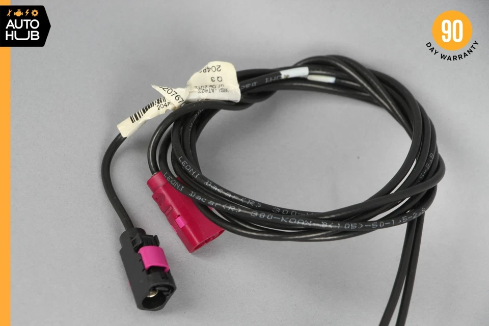 Antena de rádio 10-14 Mercedes W204 C250 E350 E550 barbatana de tubarão 2048207275 preta fabricante de equipamento original - Imagem 2 de 4