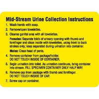 Urine Collection Labels In Blister Packs mid-stream Urine Collection Instruc... on sale Urine Collection Labels In Blister Packs mid-stream Urine Collection Instruc... on sale