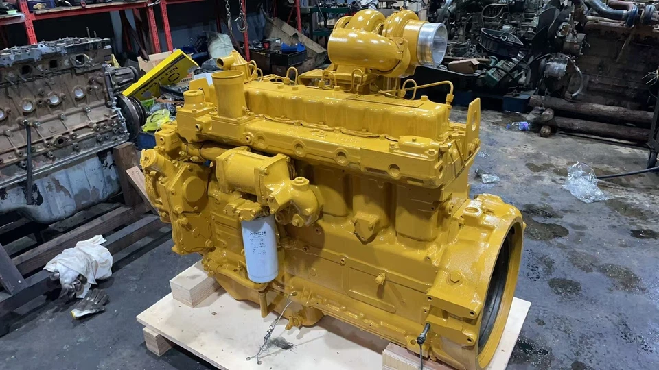 Camión volquete excavadora Caterpillar 330B depósito parcial motor 357 industria 3306 Foto 4 de 4