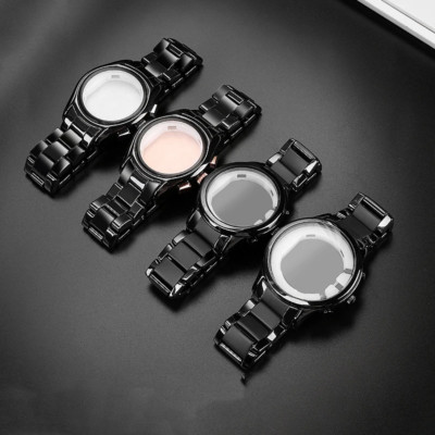 Keramik Uhrenarmband passend für Armani AR1452 AR1451 AR1410 AR1400 Serie Met...