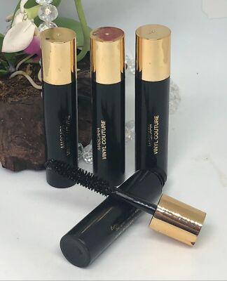 4x YSL Vinyl Couture Mascara - # 1 I'm The Clash (Black) - Travel Size - New