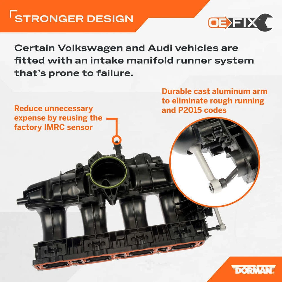 Colector de admisión de motor DORMAN OE SOLUTIONS 615451 Foto 3 de 4