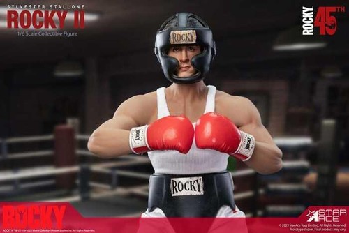 ROCKY II - Rocky Deluxe Version 1/6 Action Figure 12" Star Ace Toys - Imagen 12 de 12