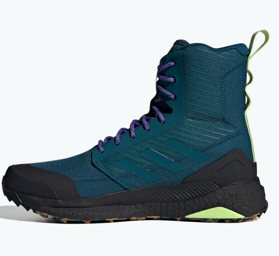 Adidas Terrex Free Hiker Primeblue Boost Blue Men\'s/Women\'s  Hiking Boots NWOB Adidas Terrex Free Hiker Primeblue Boost Blue Hiking Shoes  main image 4