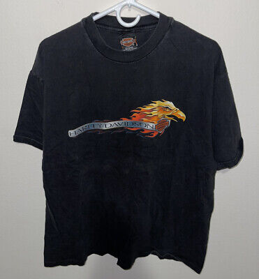 Vintage HARLEY DAVIDSON Black Hanes Beefy Short Sleeve T Vintage HARLEY DAVIDSON Black Hanes Beefy Short Sleeve T