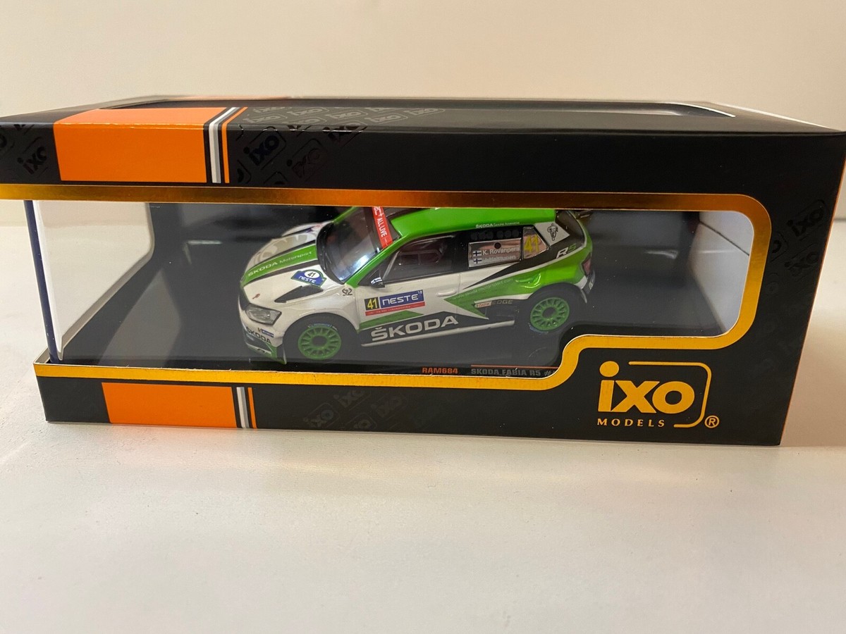 【レア】IXO 1/43 SKODA FABIA R5 #41 K.ロバンペラ Skoda Fabia R5, #41 Rovanpera, Rally Finland 2018 Modell Ixo 1:43