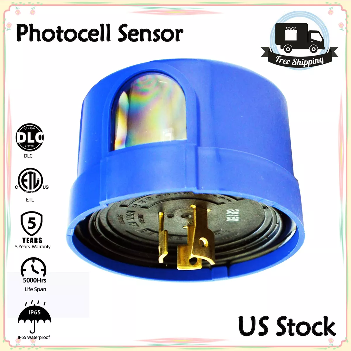 Photocell Sensor Auto On Off Photocell Switch Twist Lock Photocell for LED Light
