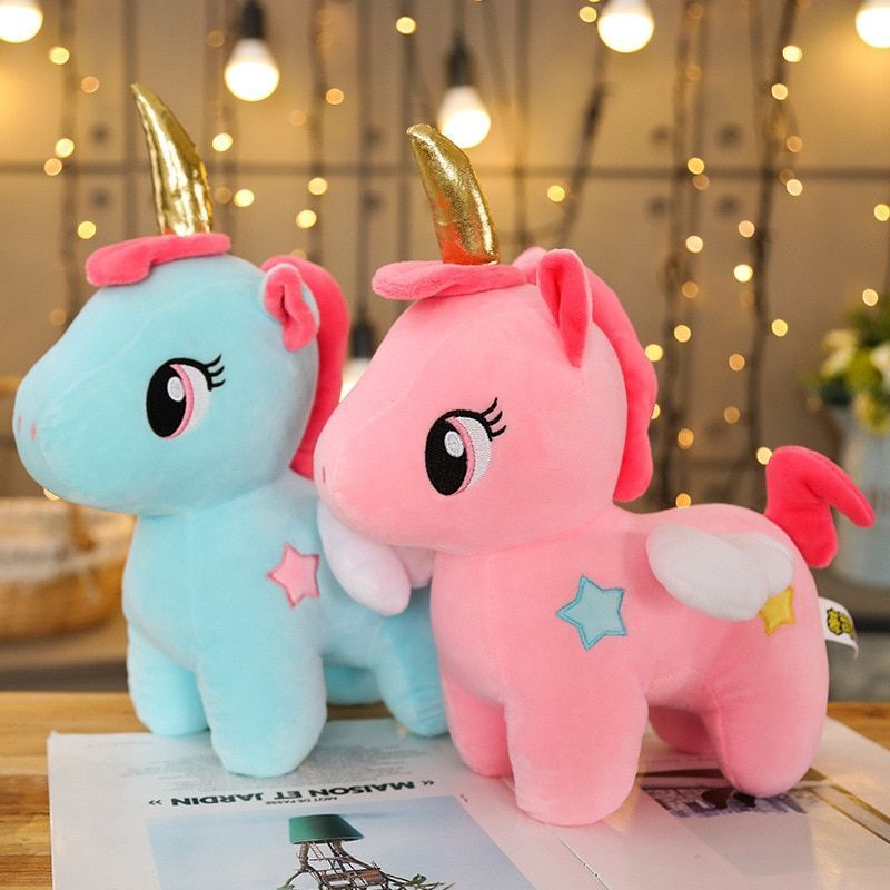 sleeping unicorn soft toy