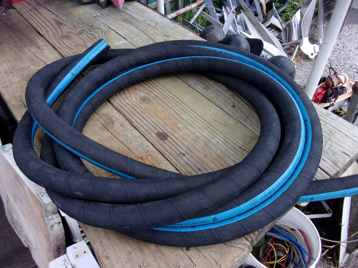 ShieldsFlex II Marine Wet Exhaust Hose 250-1140 32MM 1-1/4 ShieldsFlex II Marine Wet Exhaust Hose 250-1140 32MM 1-1/4