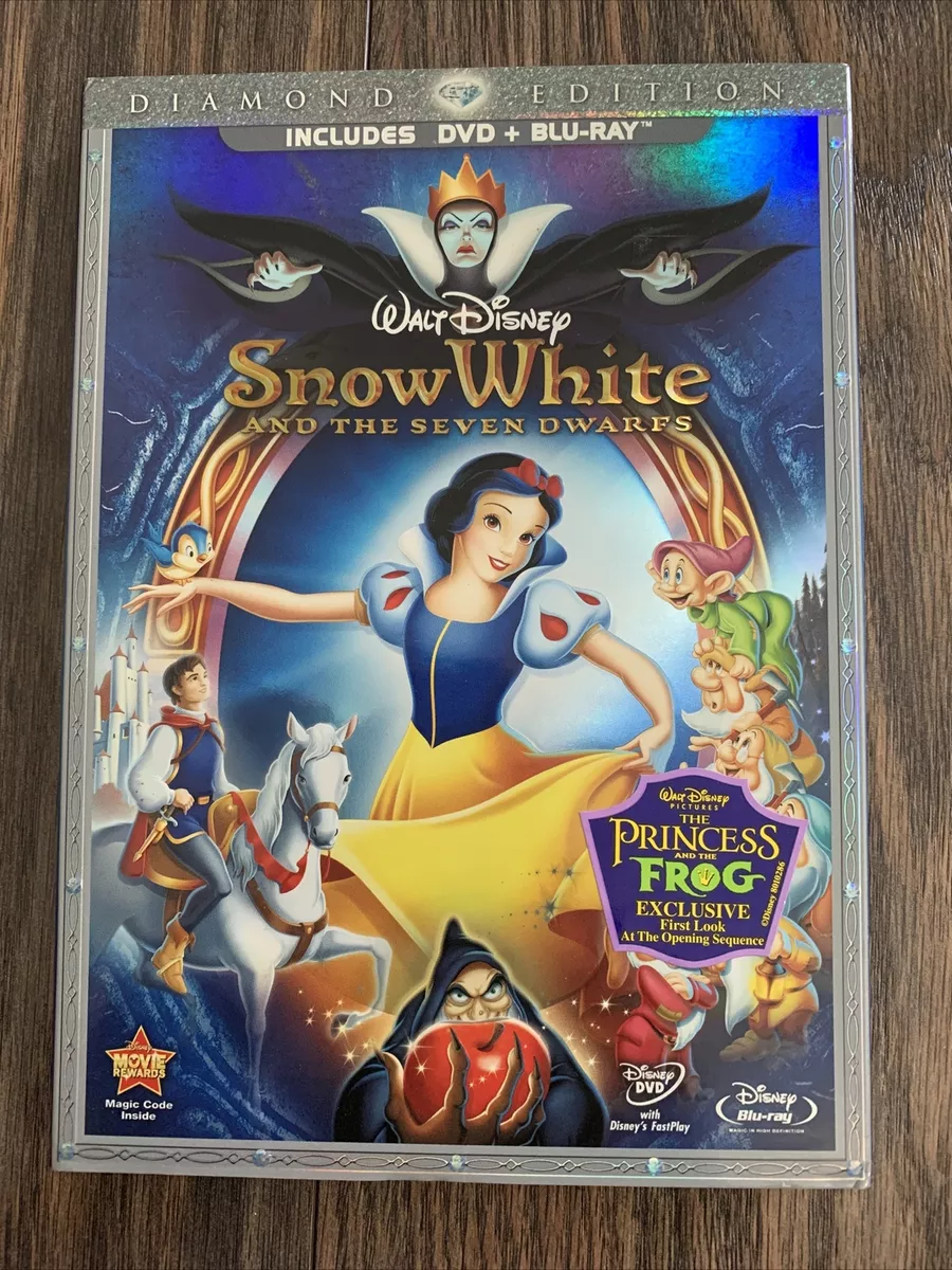 Disney Snow White and the Seven Dwarfs(DVD,2009,3-Disc Set) TESTED