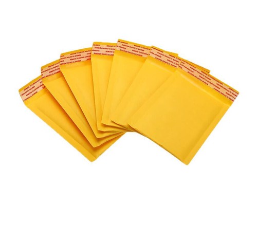 50 #0 6x10 Kraft Bubble Envelopes Padded Shipping Mailers 6.5"x9" - Picture 3 of 12