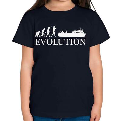 FERRY EVOLUTION OF MAN KINDER T-SHIRT TEE TOP GESCHENK BOOT VERSAND