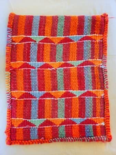 Vintage Anatolian Large Handwoven WOOL Kilim PILLOW SHAM Cover 19.5" x 25"
