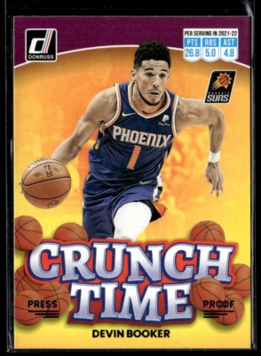 2022-23 Donruss Crunch Time Press Proof Devin Booker Phoenix Suns #14