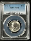 1945-S  25C Washington Quarter Dollar PCGS MS65   80477758
