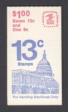 BK132, Perf 10x9¾ Booklet, Mint NH, Scott $18.50