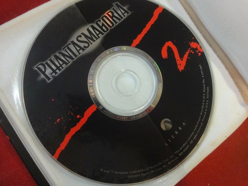 Phantasmagoria 1995 Vintage PC CD Computer Game SIERRA 7 Discs manual - Picture 4 of 11
