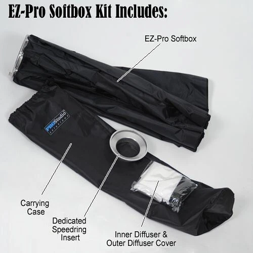 FotodioX EZ-Pro Strip Softbox (12 x 56"), with Elinchrom Speed Ring. Pro Studio - Image 2 of 4
