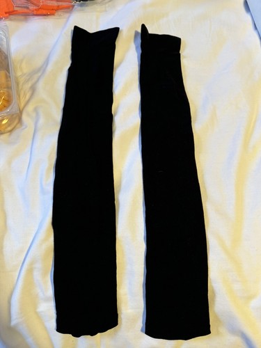 Halloween Black Cape/Cloak, Glasses, Candy Box & Knee Length Tights New Open Box - Bild 5 von 7