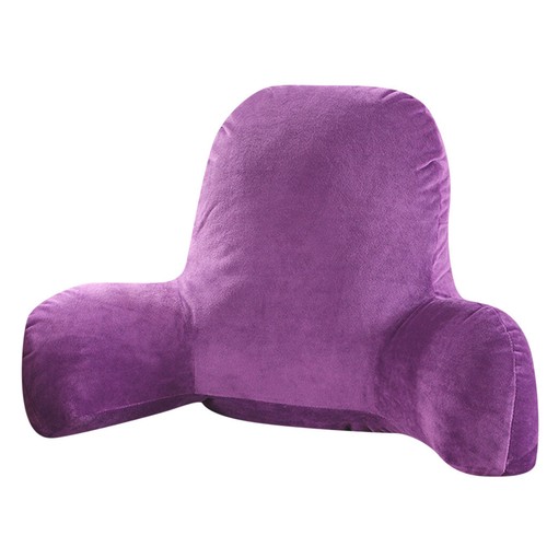 Plush Big Backrest Reading Rest Pillow Lumbar Support Chair Cushion with Arms AU - Picture 32 of 39