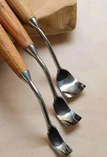 Bowl Gouges set, Bowl carving kit, Spoon carving tools, Bowl carving, Chisels