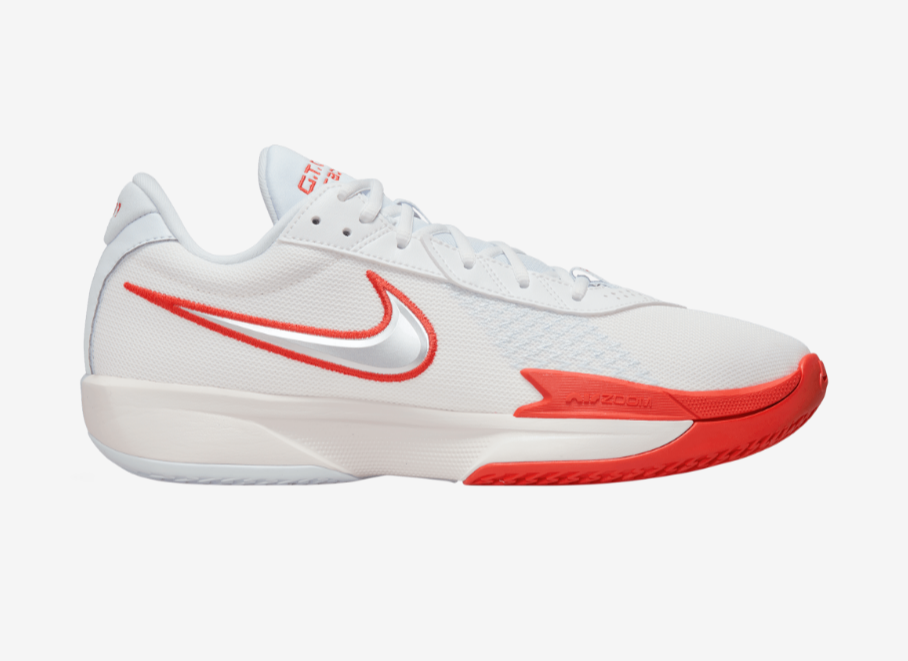 Size 13 - Nike Air Zoom GT Cut Academy White Picante Red for