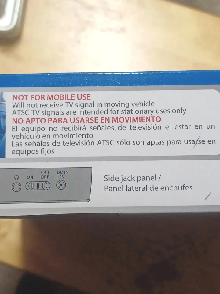 RCA RTV86073 Portable 7" Widescreen LCD. NIB - Image 2 of 4