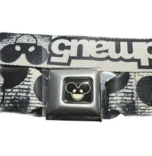 Buckle-Down DJ deadmau5 Belt Car Seatbelt Mouse Head Logo Unisex 44” Long