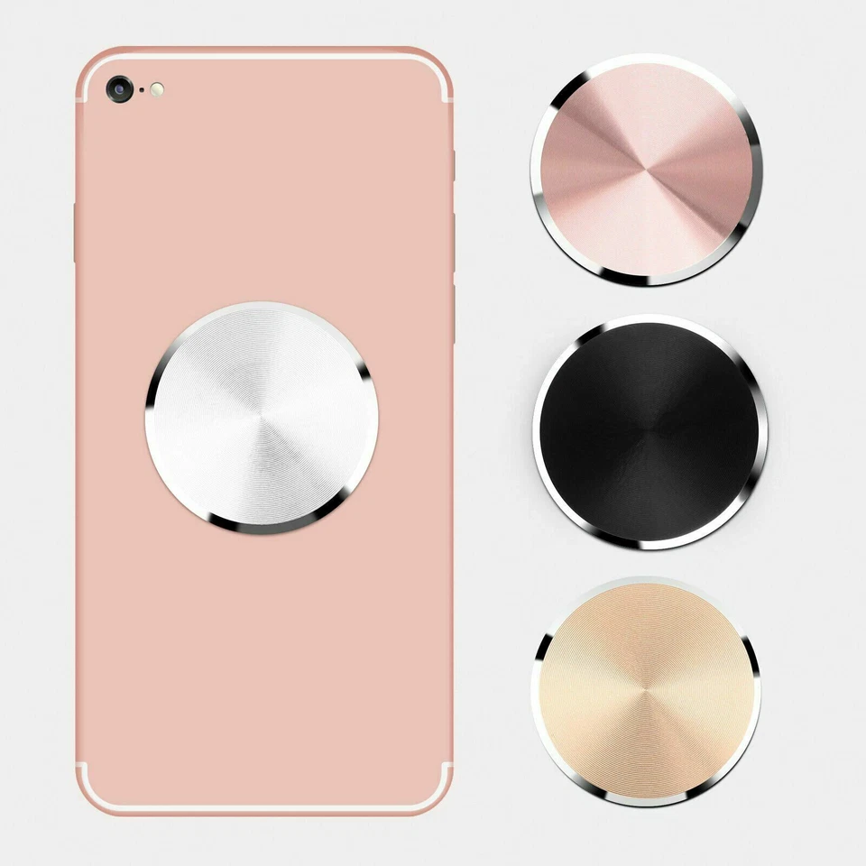 2-Pack Metal Plate Adhesive Sticker Replace For Magnetic Car Mount Phone Holder - Image 2 of 4