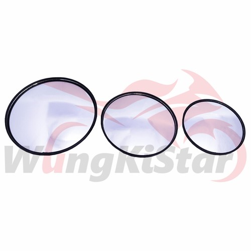 2x 150mm Tricycle Round Concave Convex Mirror 4-Wheel Reflector Rearview Mirrors - Picture 4 of 8