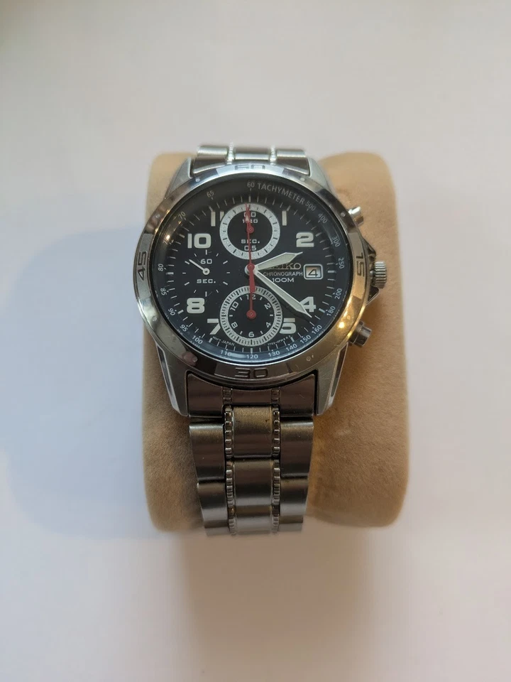 Seiko sportlicher Chronograph Daytone neuwertig 100m Wasserdicht - Bild 1 von 1