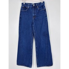 Pistola Ruby High Rise Palazzo Jeans Women 26 Oxford Blue Wide Leg