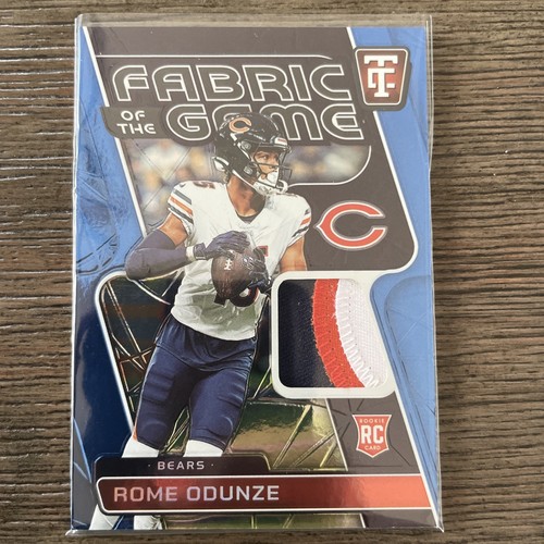 2024 Panini Totally Certified Rome Odunze Patch BLUE /75