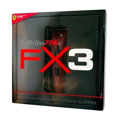 Babyliss PRO FX3 Clipper- Red, Model # FXX3C